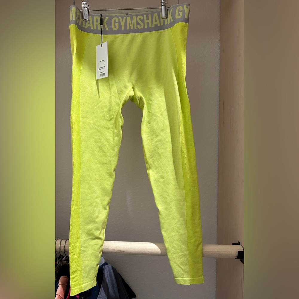 Brand New Gymshark Low Rise Lime Pants